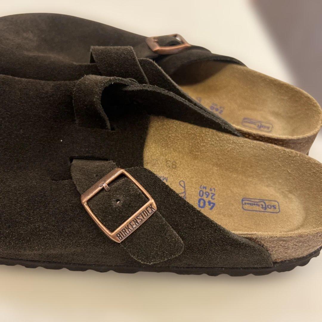 新品　BIRKENSTOCK 40 ダークブラウン　スエード