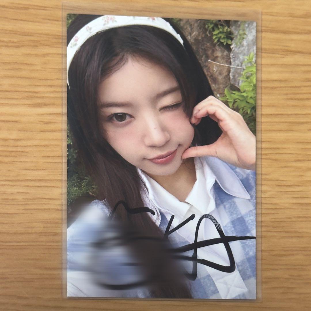 ILLIT モカ 直筆サイン 韓国 ソウル FC限定 M&G