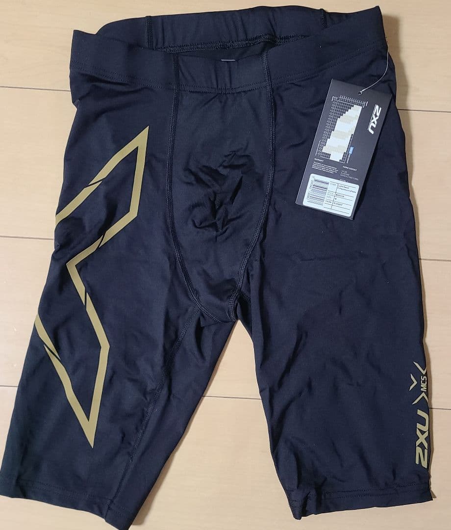 2XU MCS メンズ ランコンプショーツ MA5331B BLK/GRF