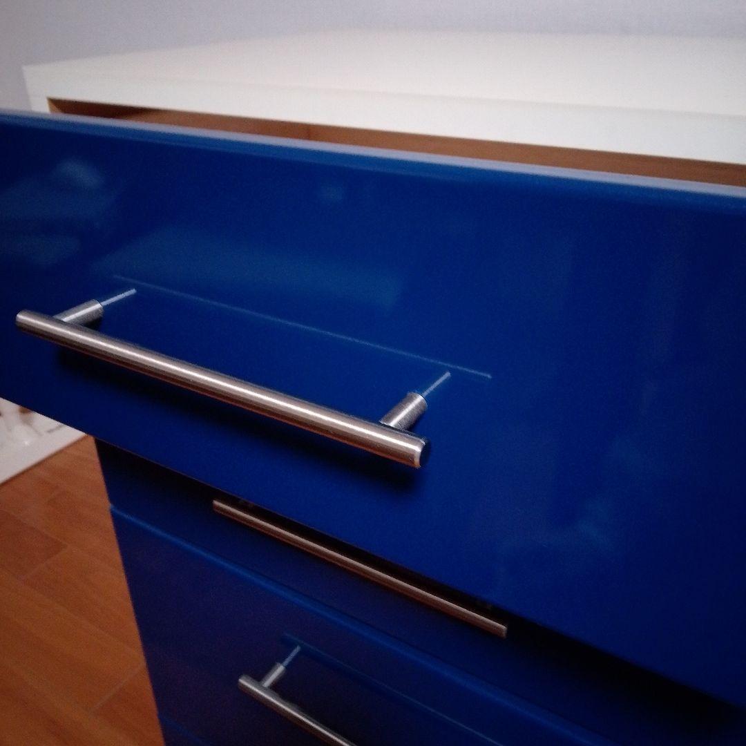 【daybee】青いチェスト 6引き出し