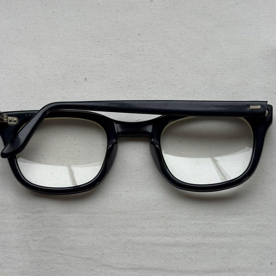 USS 50/26 GIグラス ビンテージ メガネ サングラス 眼鏡 黒 714