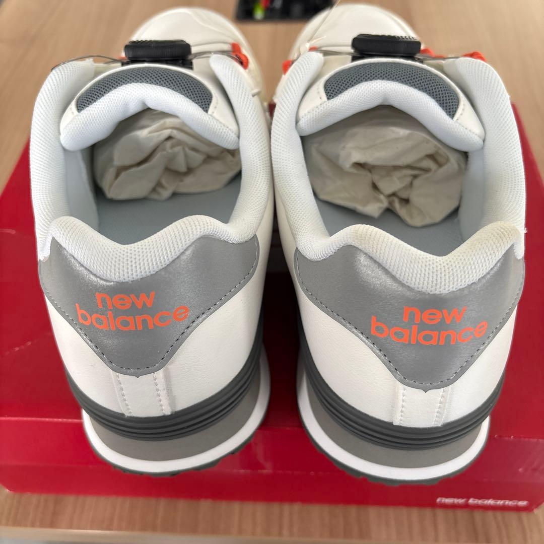 New Balance BOA 安全靴 ホワイト/グレー/オレンジ