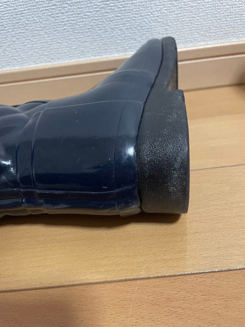 HUNTER ネイビー キルティング長靴