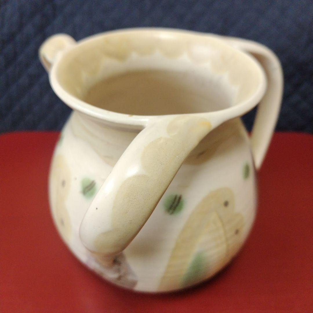 スージークーパー初期（1933年頃）の作品、超レアー品、スリーハンドルの花びん