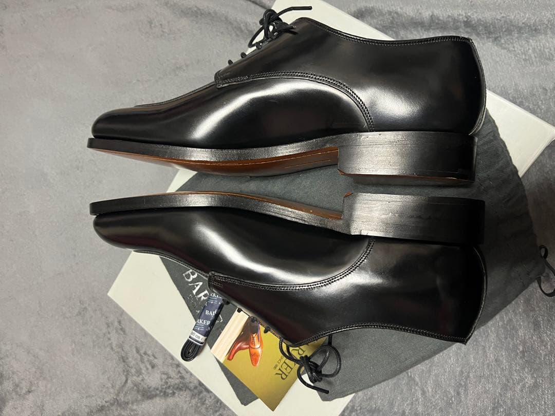 「使用なし」Barker Uチップ 黒　UK7 F