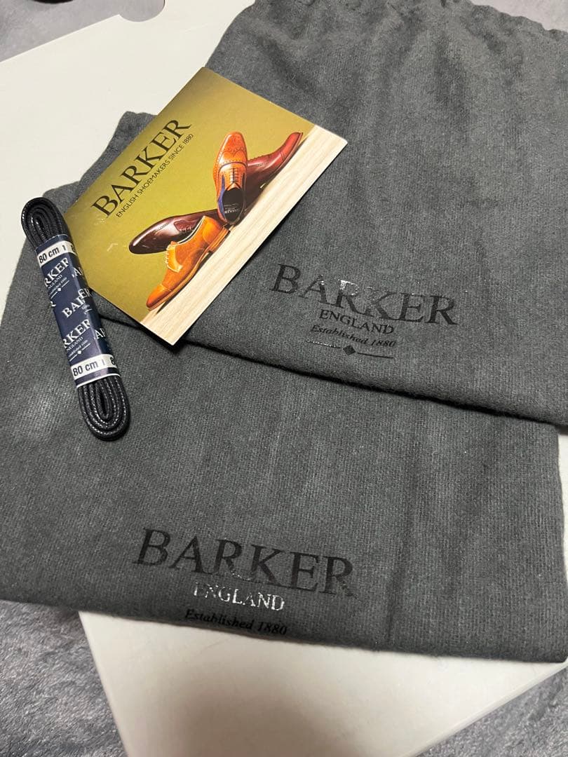 「使用なし」Barker Uチップ 黒　UK7 F