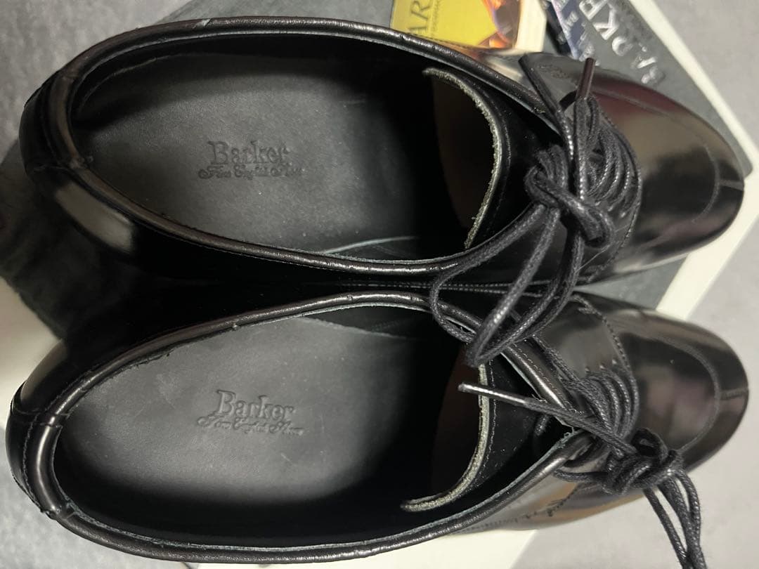 「使用なし」Barker Uチップ 黒　UK7 F