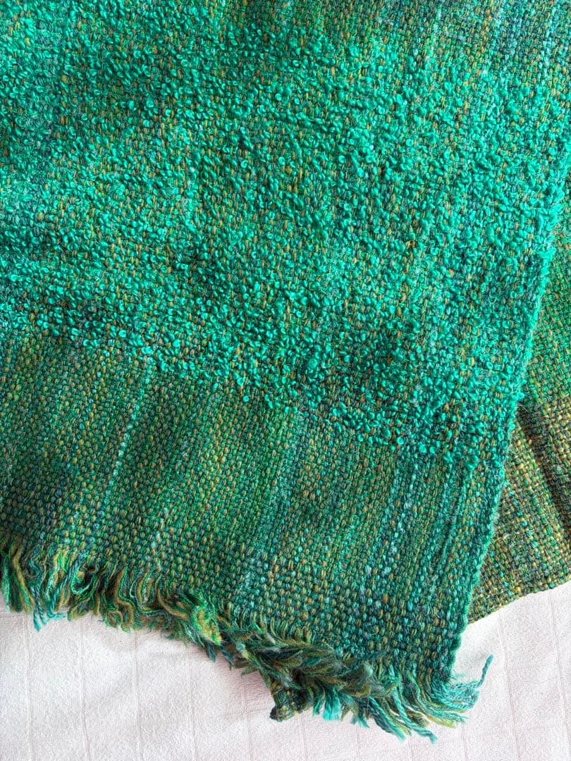 メラニー様用　手織り さをり織り 大判ロングストール 38×180 2点セット