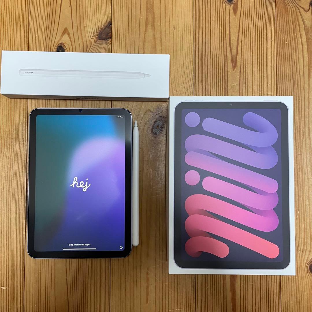 iPad mini(第6世代)WiFiモデルパープル+ Apple Pencil