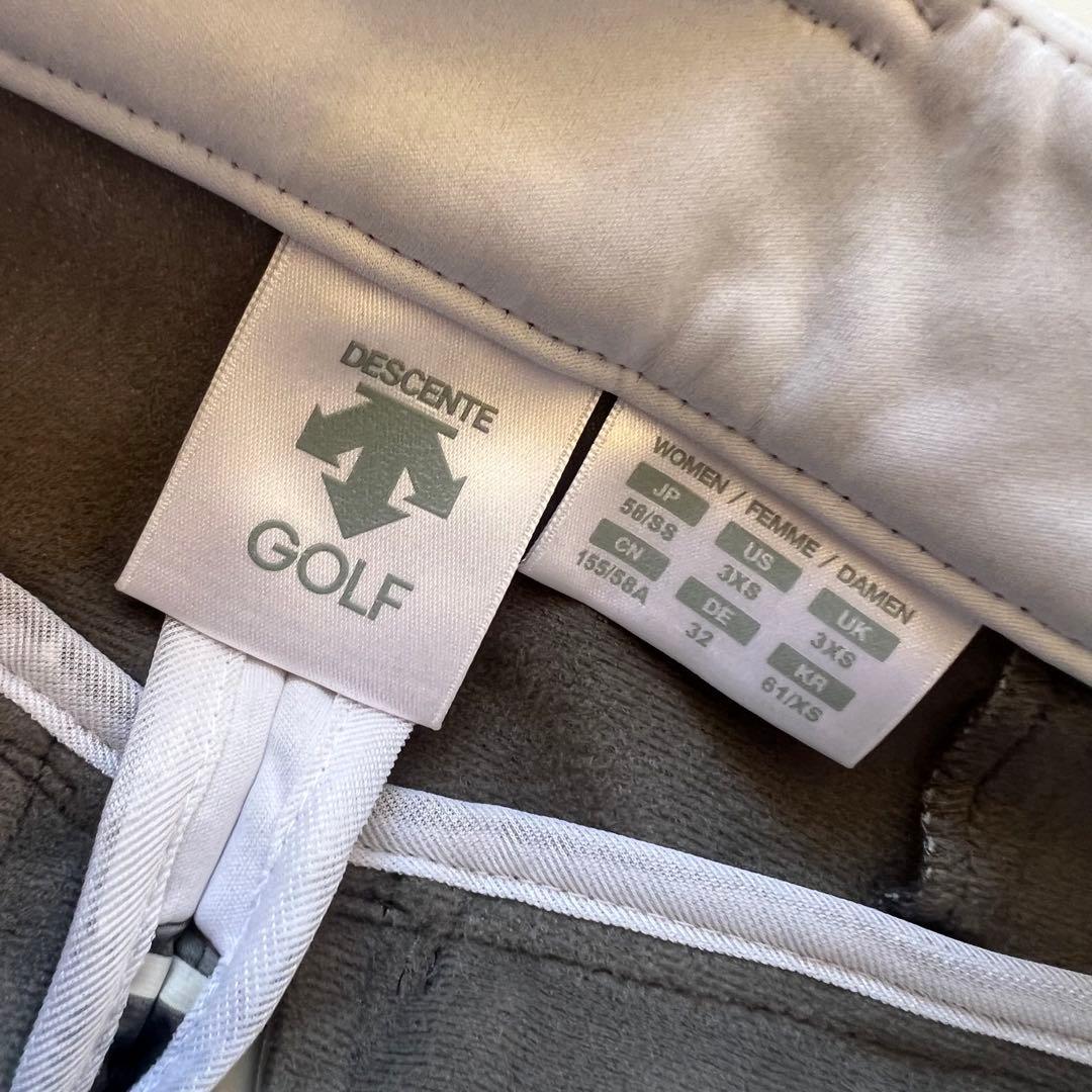 DESCENTE GOLF デサントゴルフ　中綿　ダウン　スカート　XS グレー
