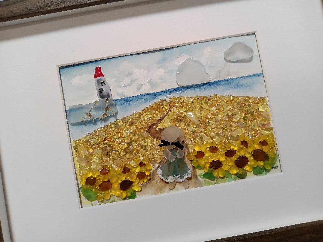 シーグラスアート　み〜様　ご確認用　3点