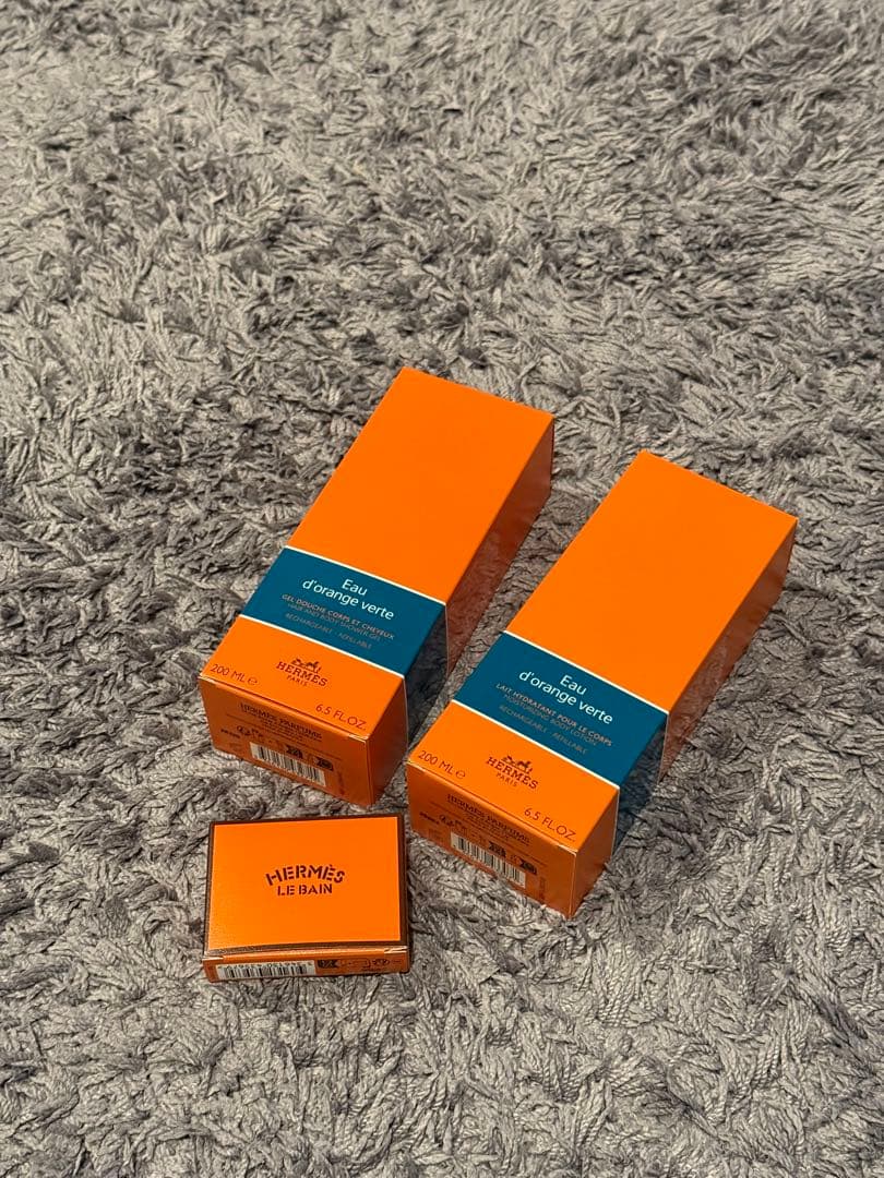 HERMES エルメス オー ドランジュ ヴェルト セット