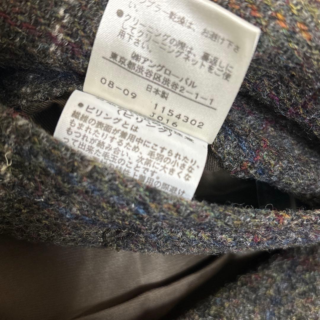 MARGARET HOWELL マーガレットハウエル ウール チェック コート