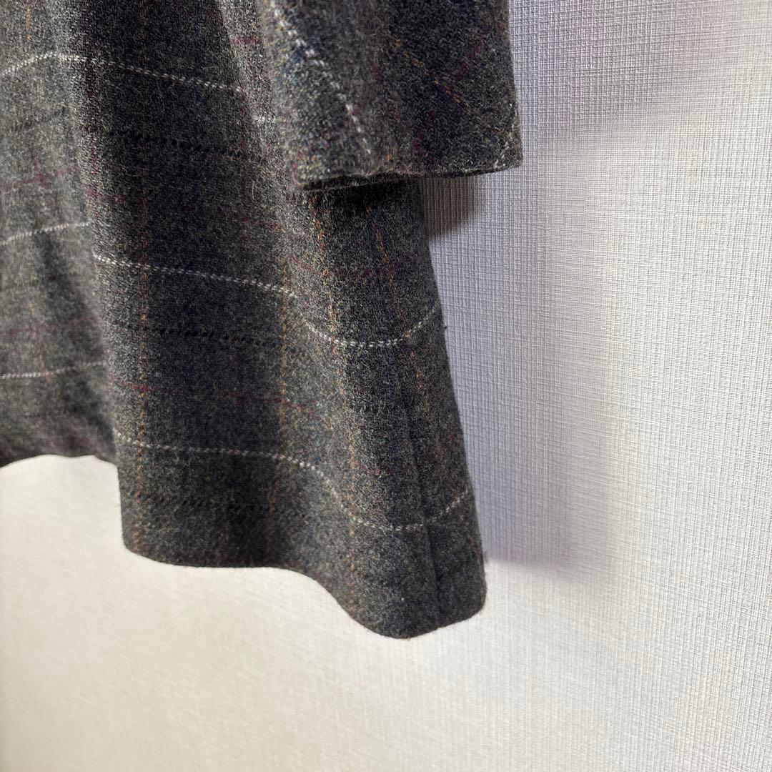 MARGARET HOWELL マーガレットハウエル ウール チェック コート