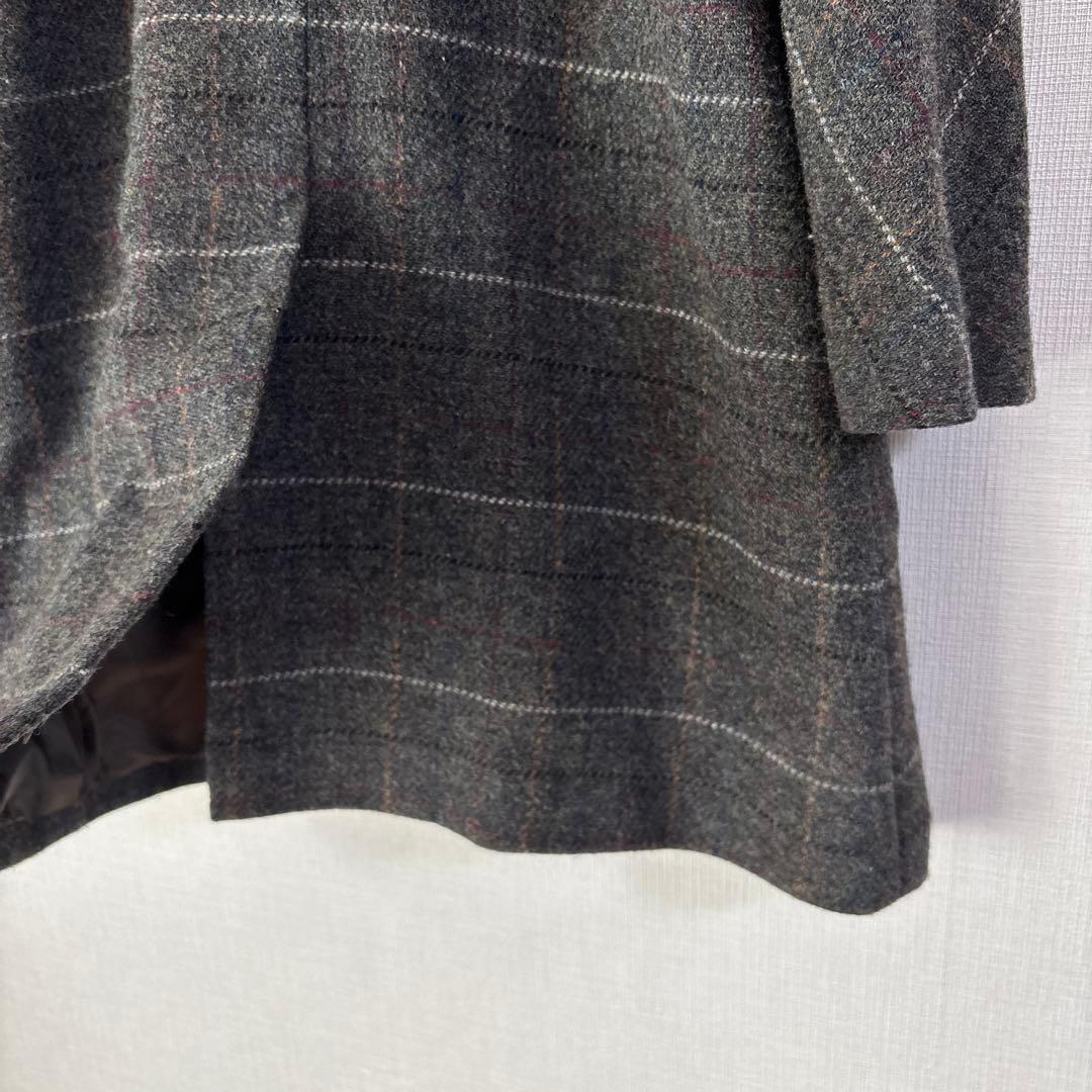 MARGARET HOWELL マーガレットハウエル ウール チェック コート