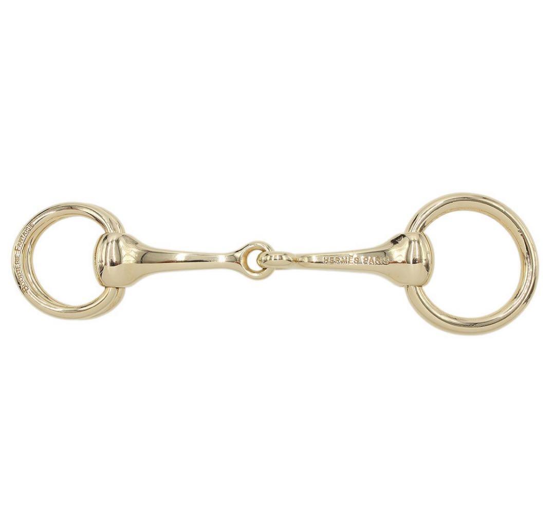 R2230 超美品 エルメス モール ドゥ ホースビットモチーフ スカーフリング