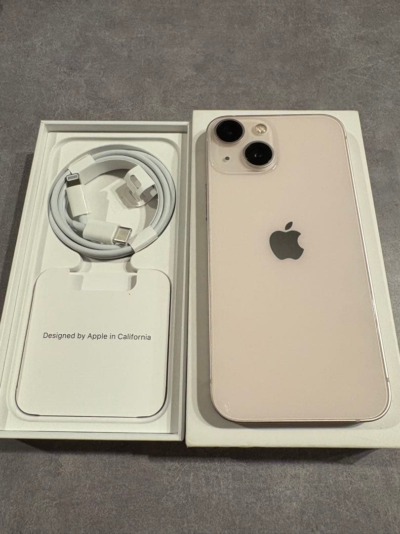 【美品】iPhone13mini 本体　128GB ピンク