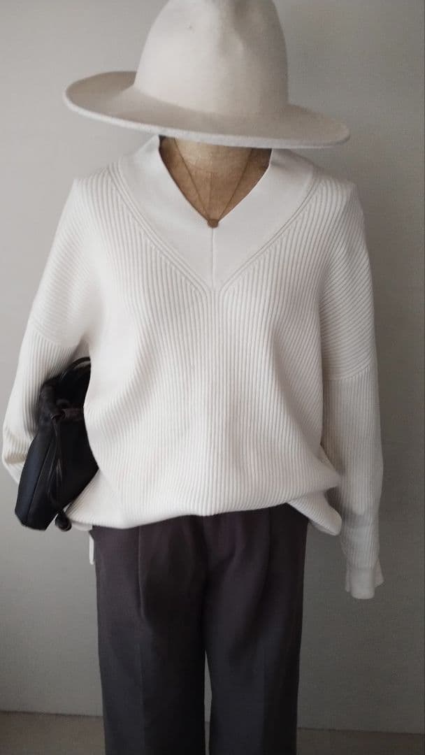 TN様　Deuxieme Classeウールワイドパンツ