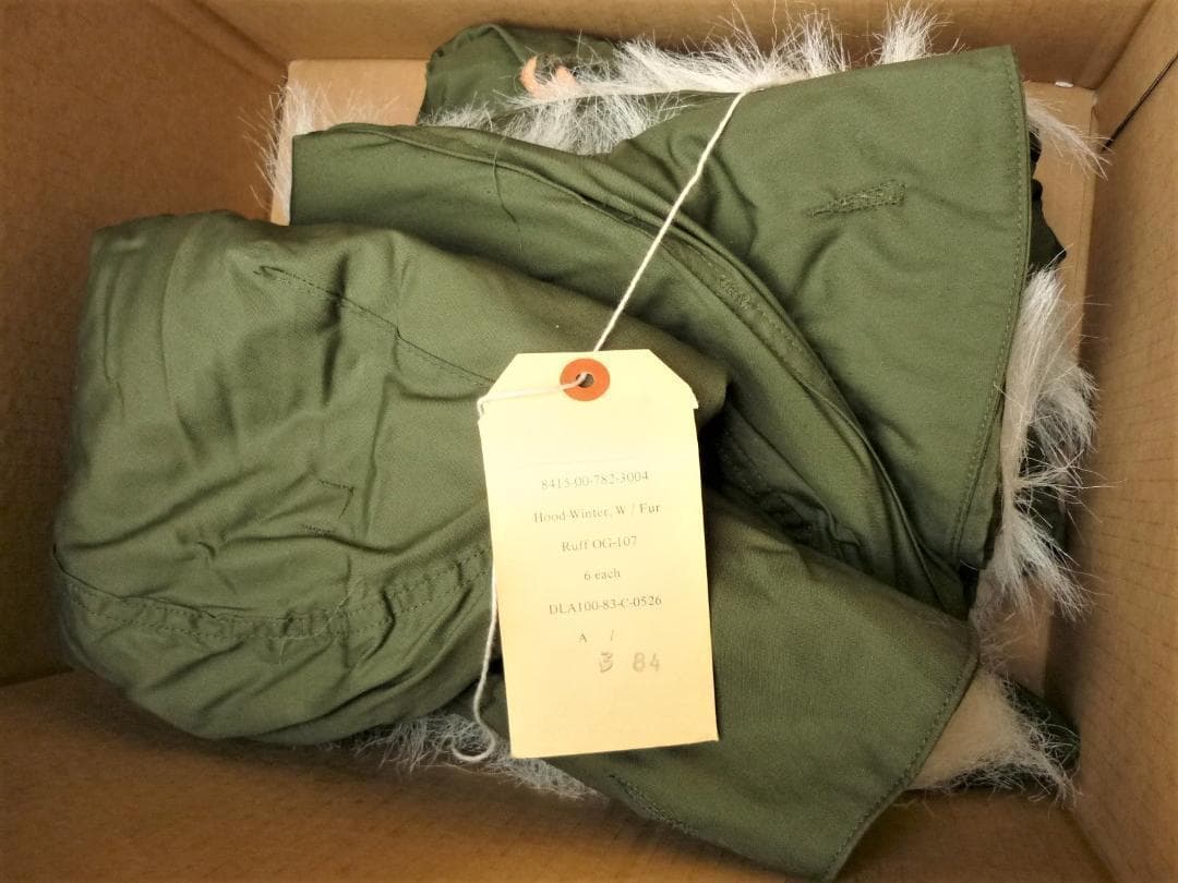 新品 80s 米軍 M-65 フード デッドストック モッズコート パーカー K