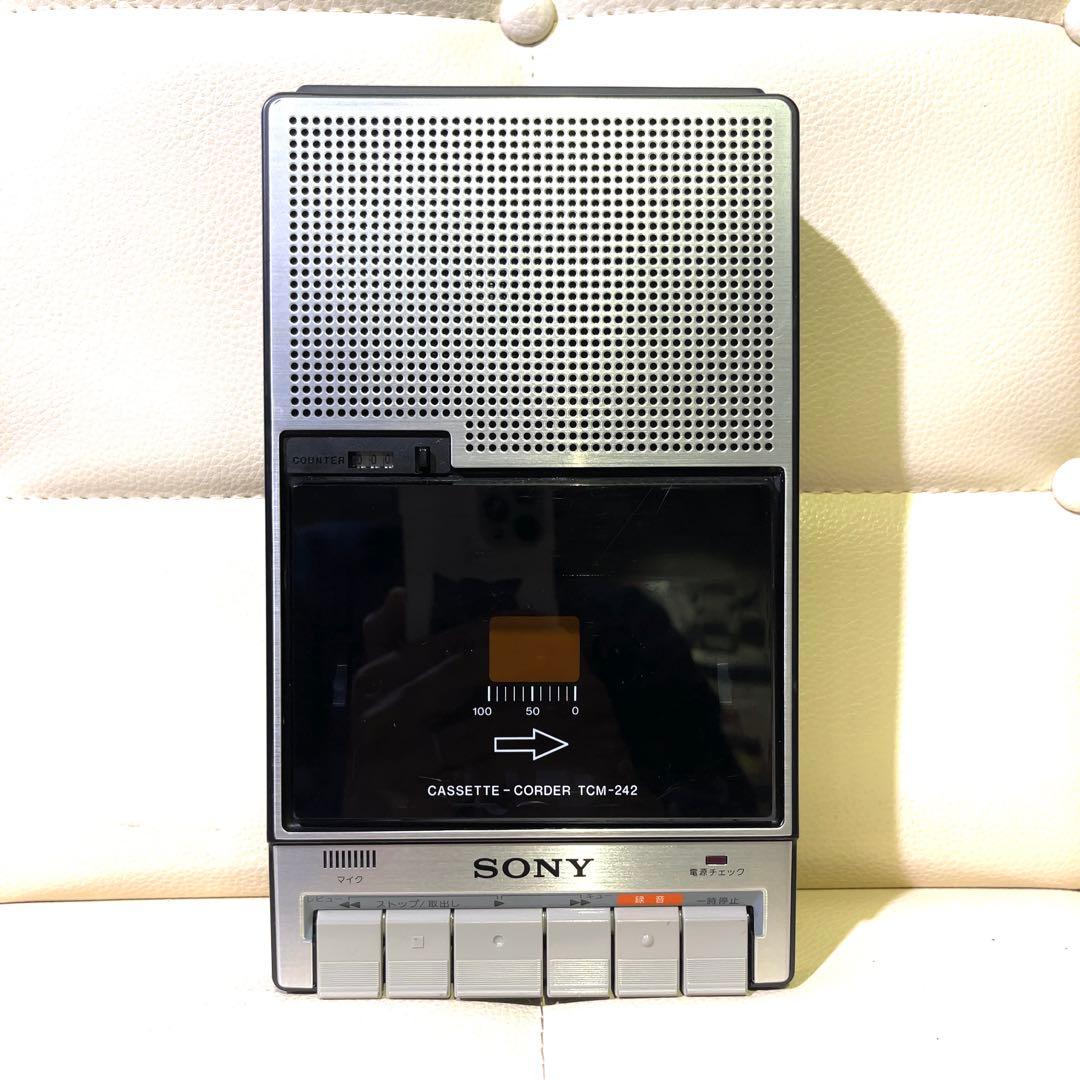 【稼働品】SONY カセットレコーダー TCM-242