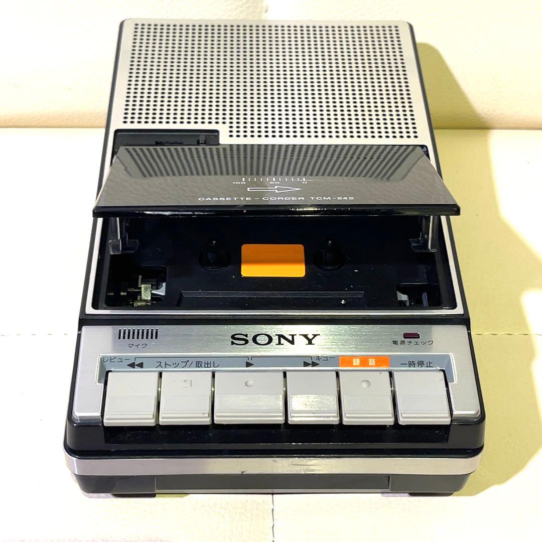 【稼働品】SONY カセットレコーダー TCM-242