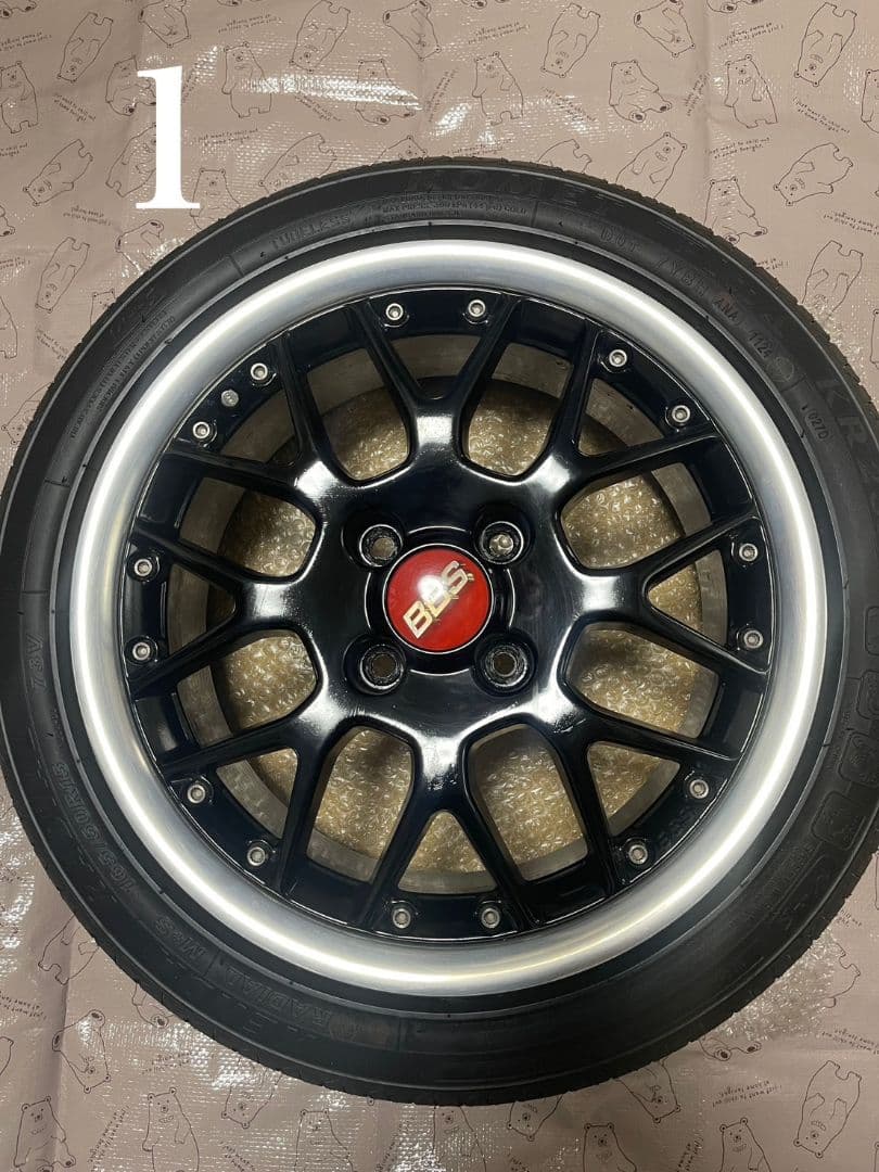 VW 純正 BBS 15×6j off45 PCD100 ゴルフ ポロ 流用