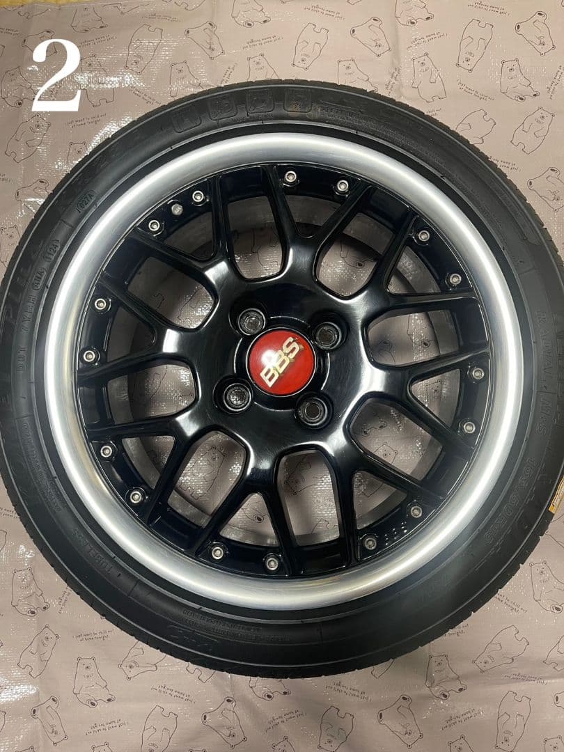 VW 純正 BBS 15×6j off45 PCD100 ゴルフ ポロ 流用