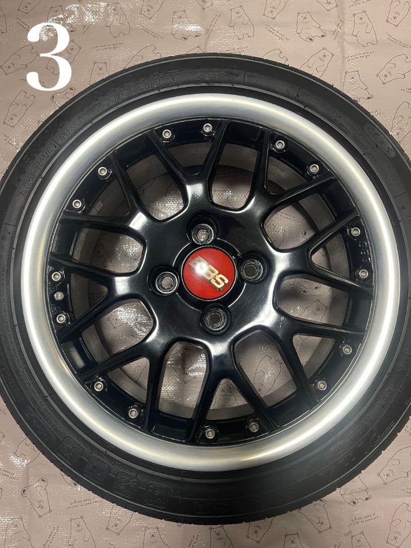 VW 純正 BBS 15×6j off45 PCD100 ゴルフ ポロ 流用