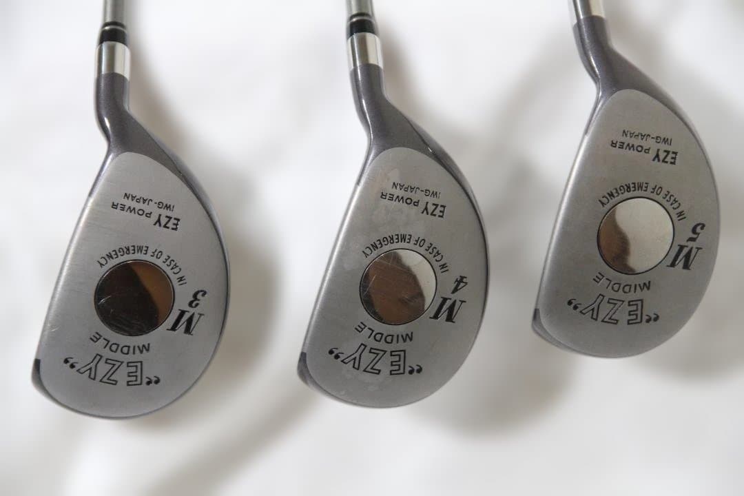 EZY POWER ユーティリティクラブ 7本セット　3～9番