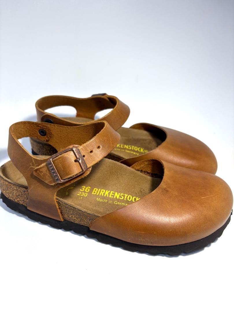 【廃番・美品】ビルケンシュトック メッシーナ 36 ナロー ブラウン
