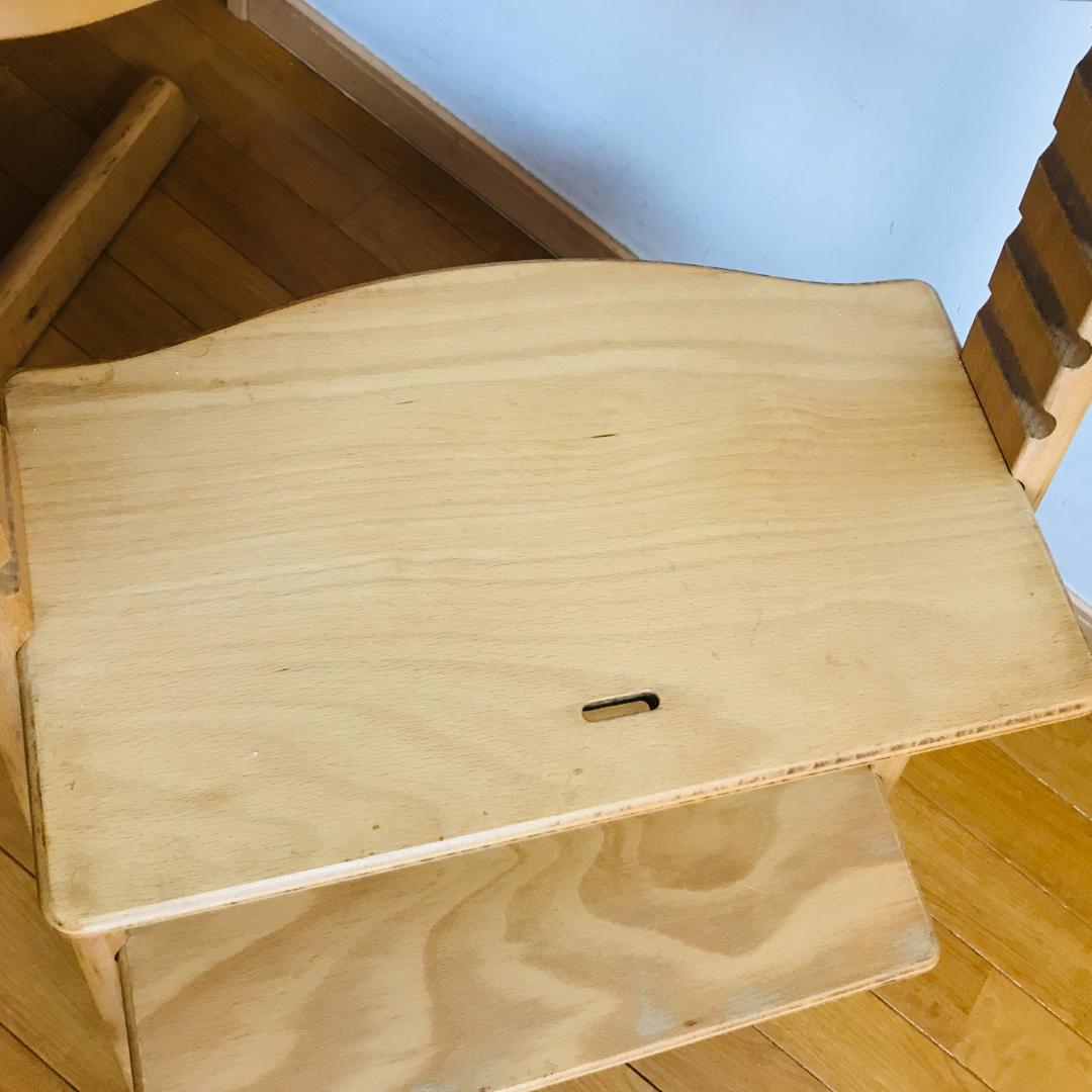 ２台　ストッケトリップトラップ　旧型　ベビーチェア　ハイチェア　シリアル無し