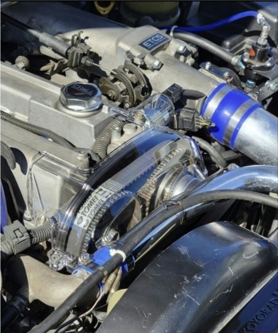 1JZ クリア カムカバー JZX100 チェイサー クレスタ マークII 透明