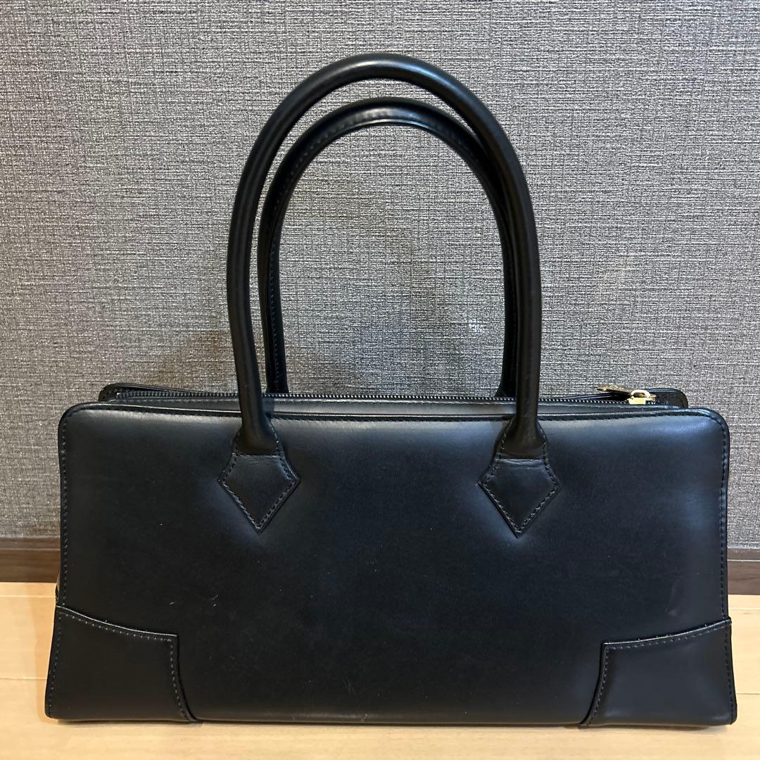 希少　廃盤　viviennewestwood ブラックレザー ハンドバッグ