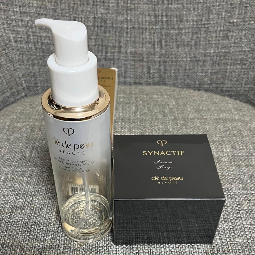 新品未開封シナクティフ サボンｎ 100g メイク落とし洗顔石鹸とメイク落とし付