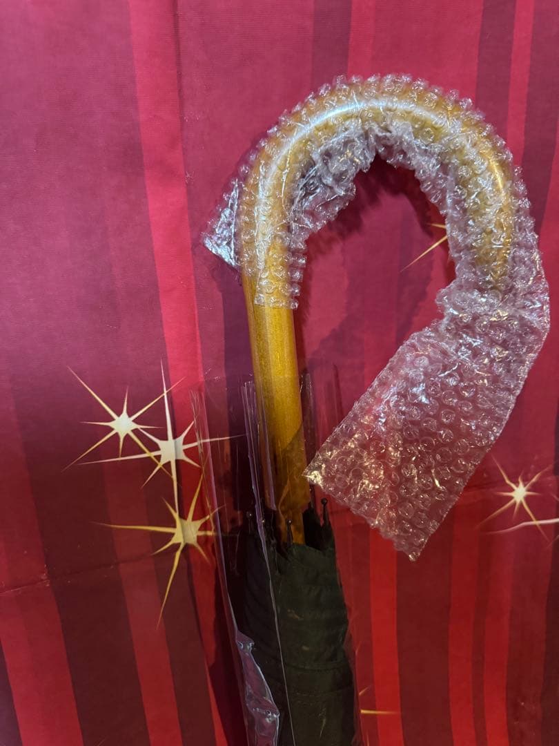 〜となりのトトロ傘〜緑色長傘 木製ハンドル 未開封