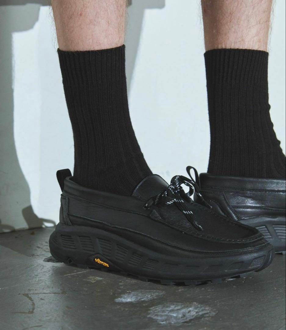 VIBRAM×OPENING ACT ボリュームリアルレザーモカシンスニーカー