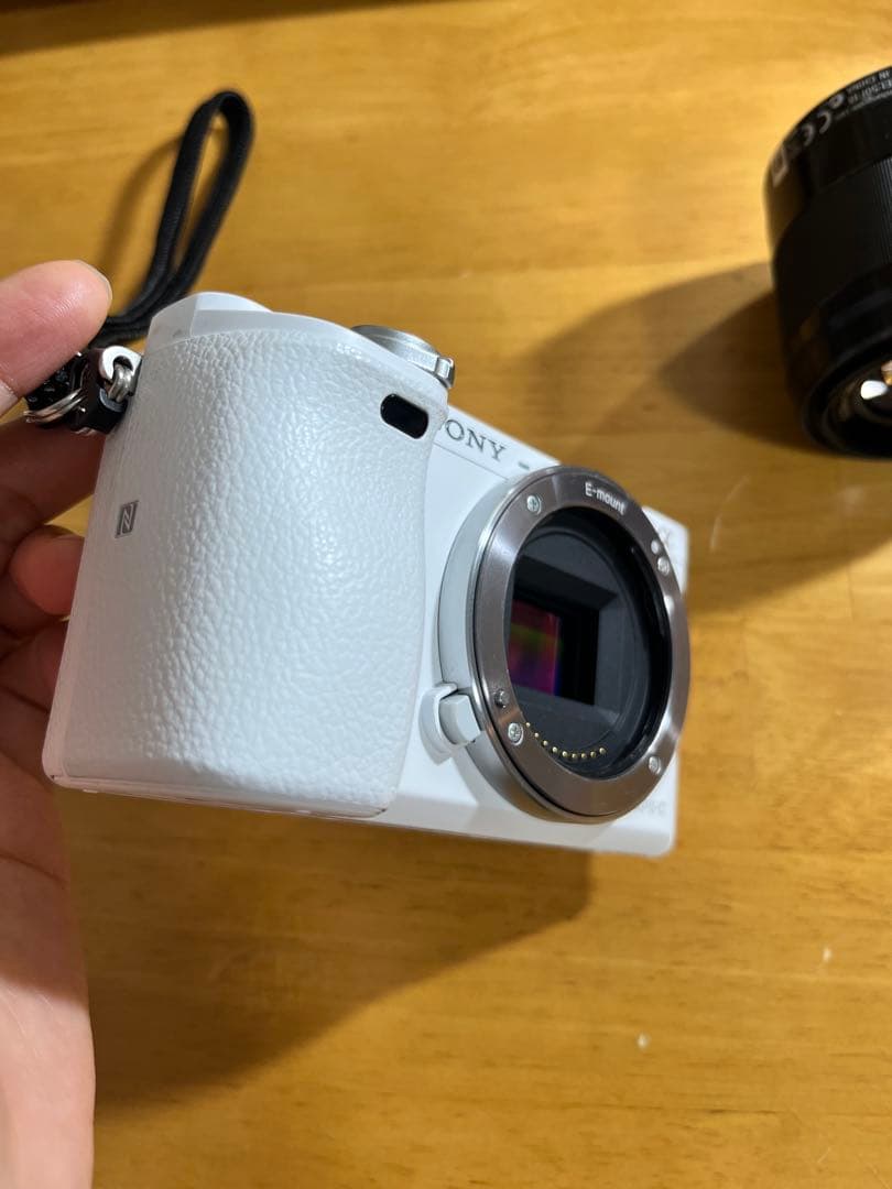 美品】SONY α6000 ホワイトシャッター回数は約1,000