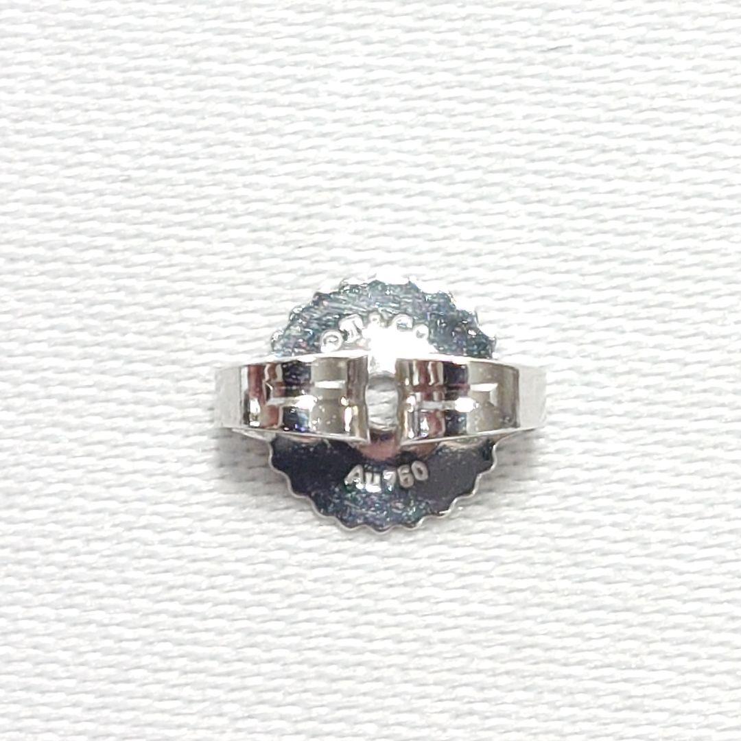 【極美品】ティファニー K18WG Tワイヤー フープピアス 片耳用 6139