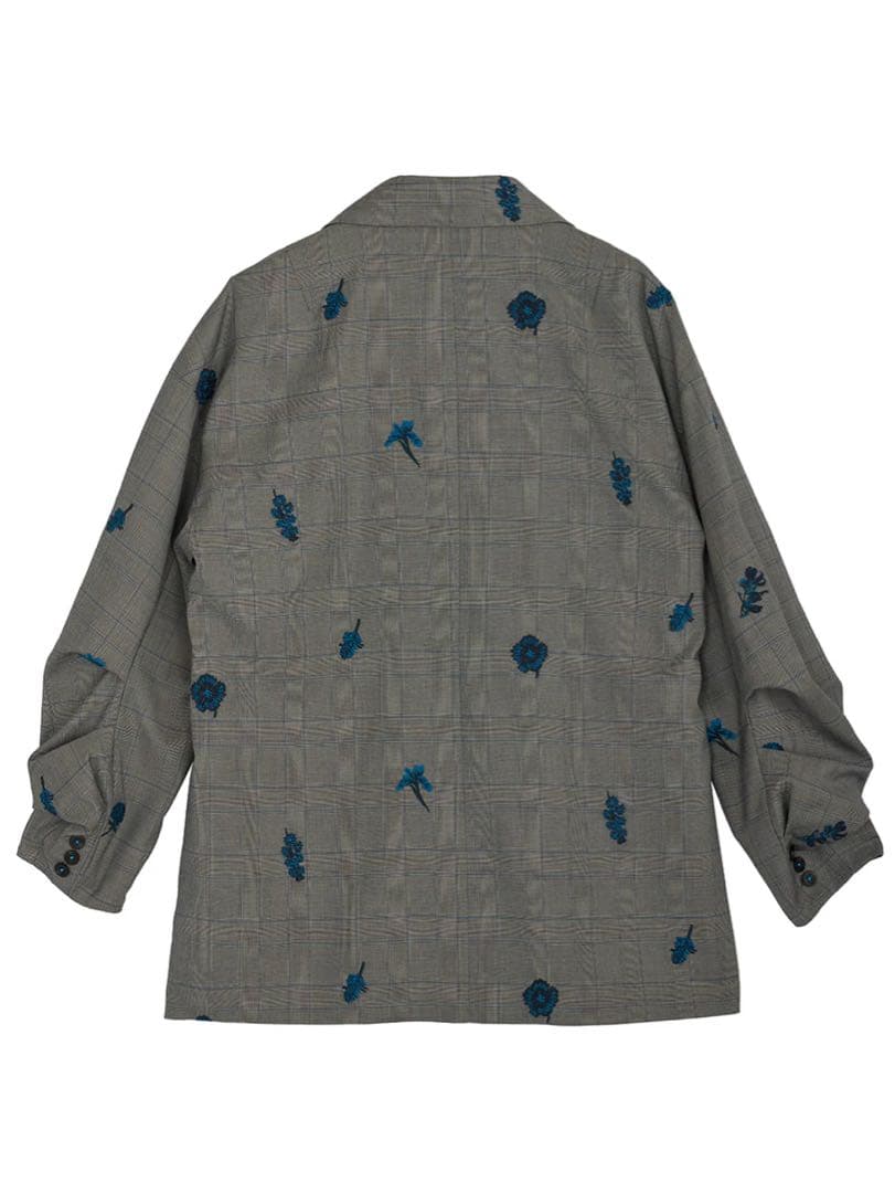 ジャケット・アウター ameri vintage CHECK FLOWER PAPA JACKET