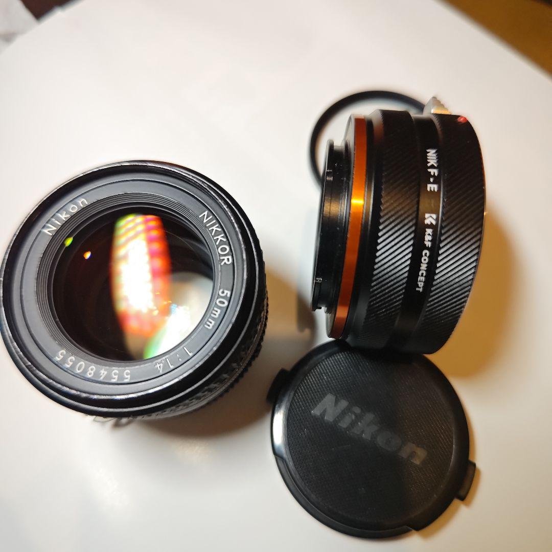 最終値下げ Ai-s Nikkor50mm f1.4 アダプター付き 別売不可