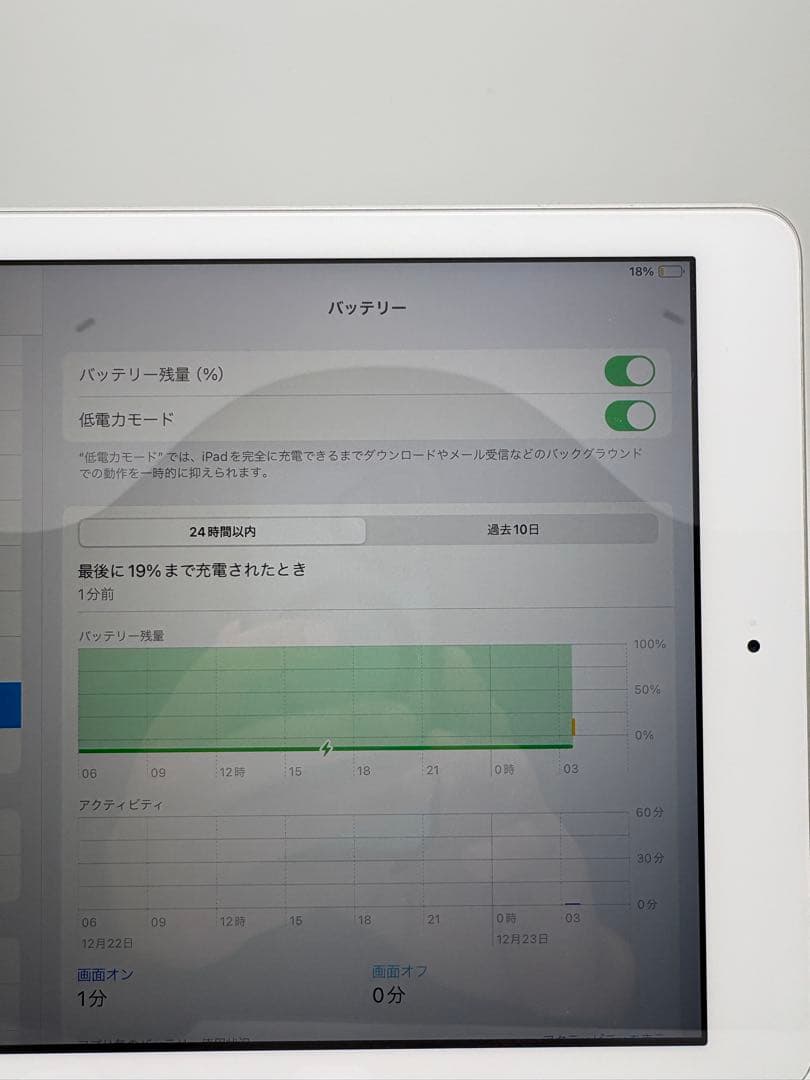 即発送・美品☆iPad第6世代 32GB Wi-Fiモデル　MR7G2J/A