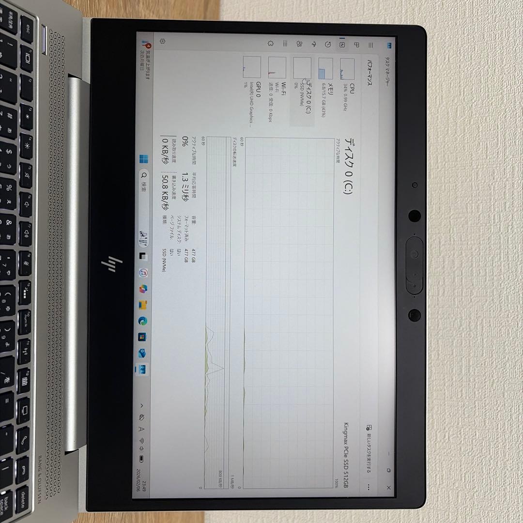 HP EliteBook 830 G6 i5/16GB/512 2021年モデル