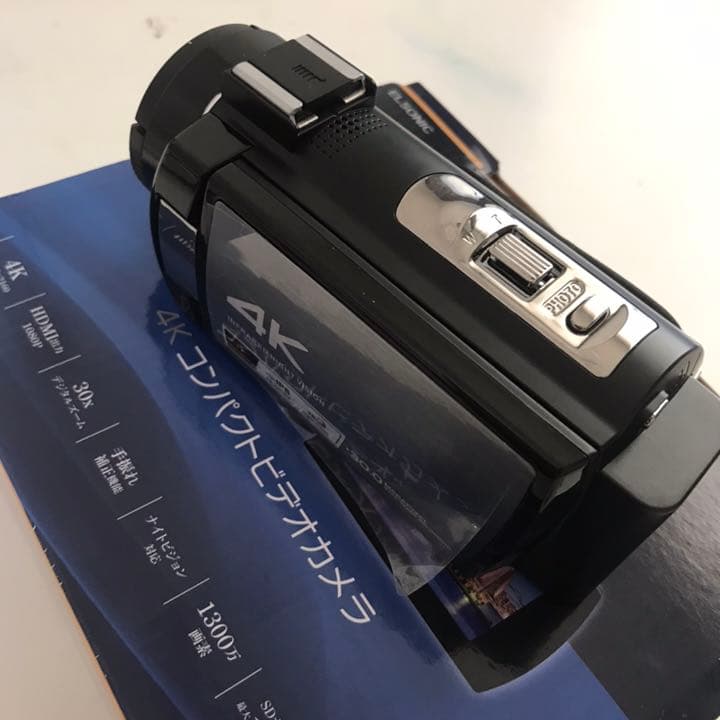 ノジマ　4K コンパクトビデオカメラ　保証期間内