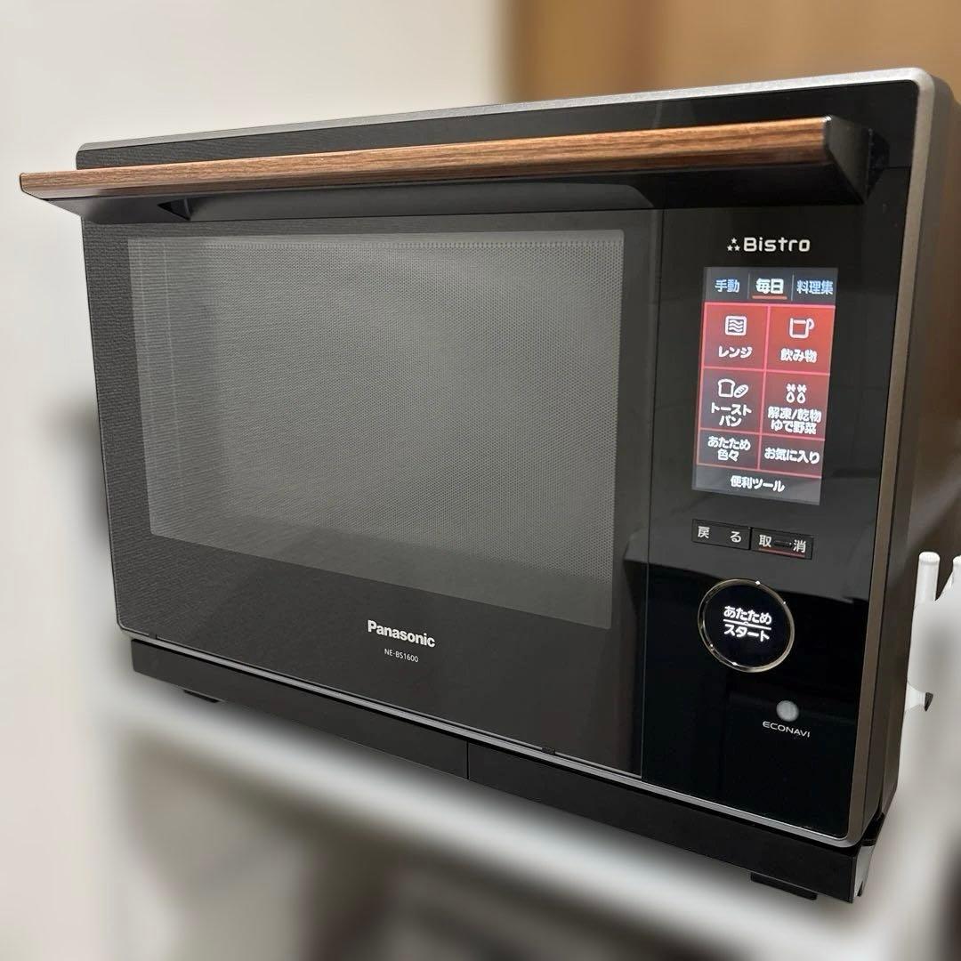 美品☆パナソニック BISTRO スチームオーブンレンジ NE-BS1600