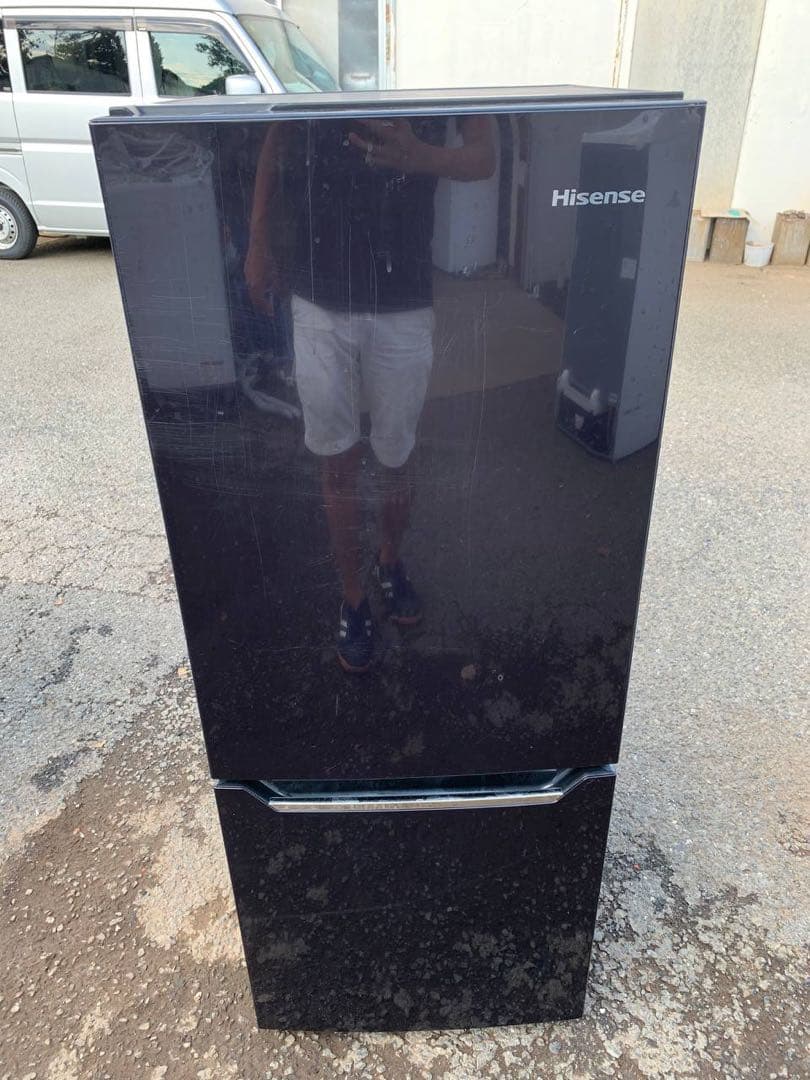 ♻️送料設置無料　Hisense 2ドア冷凍冷蔵庫　HR-D15AB