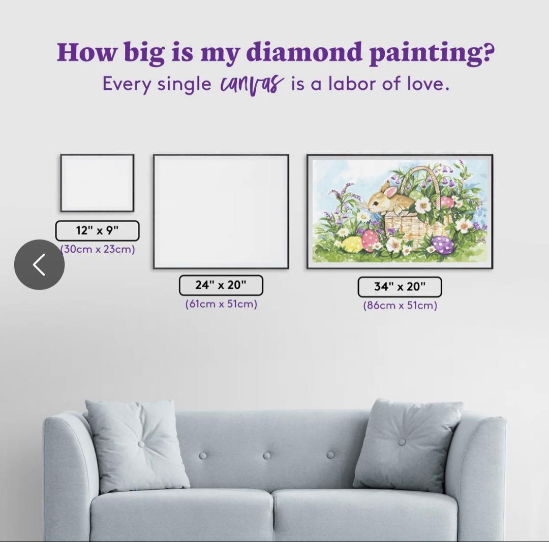 ダイヤモンドアートクラブ Easter Bunny Basket 完売品