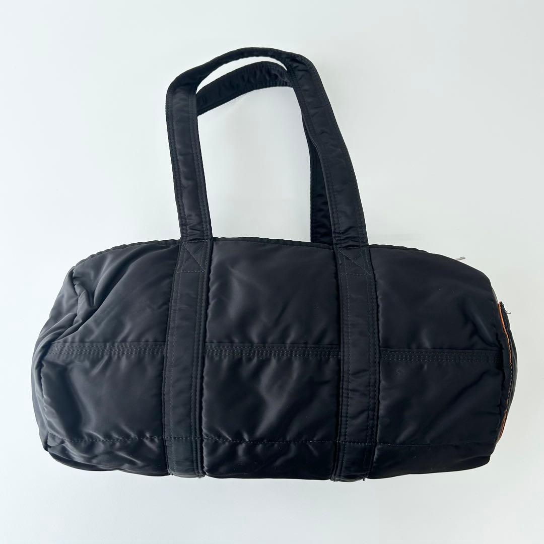 (k25)Porter タンカー ドラムバッグ ミニボストンバッグ ブラック