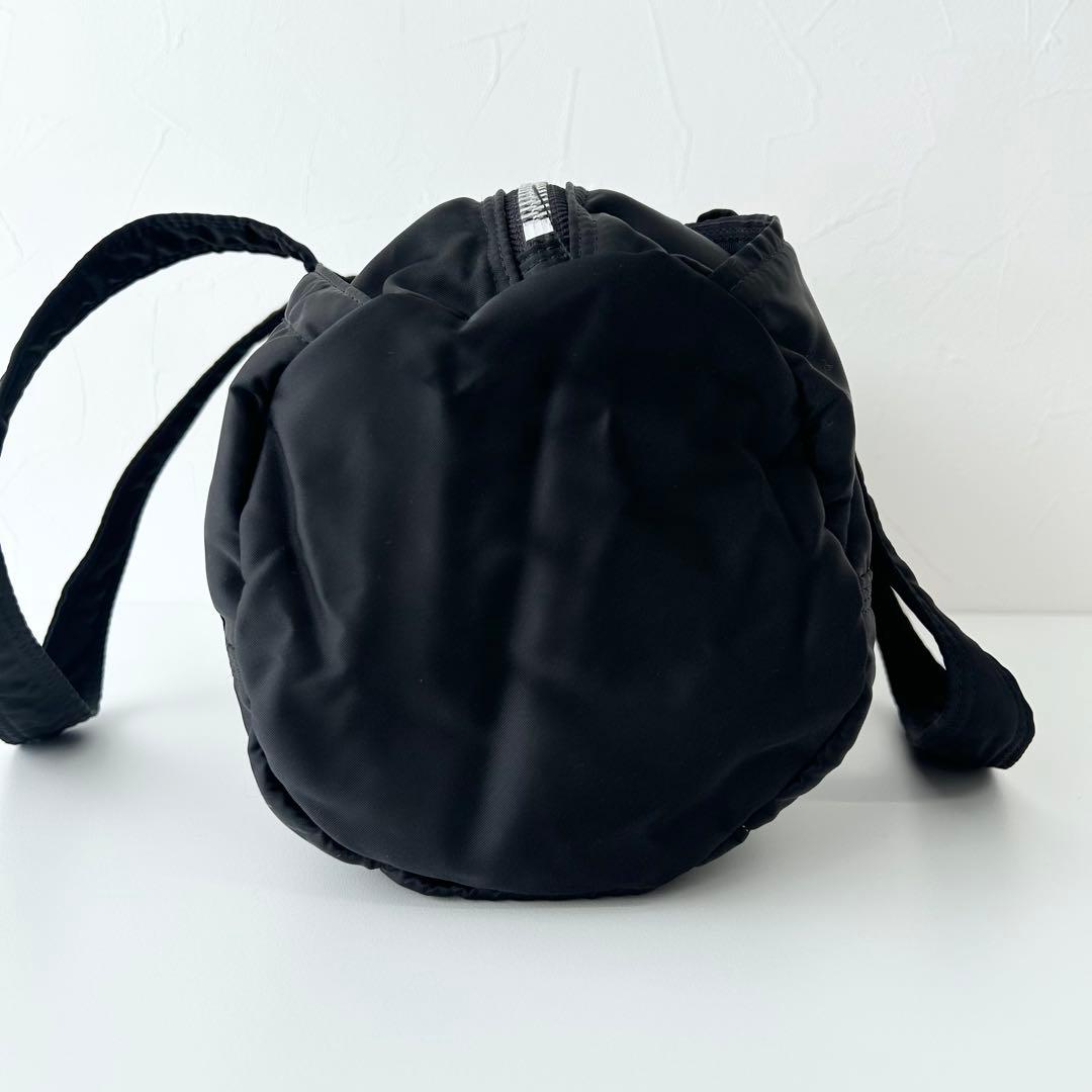 (k25)Porter タンカー ドラムバッグ ミニボストンバッグ ブラック