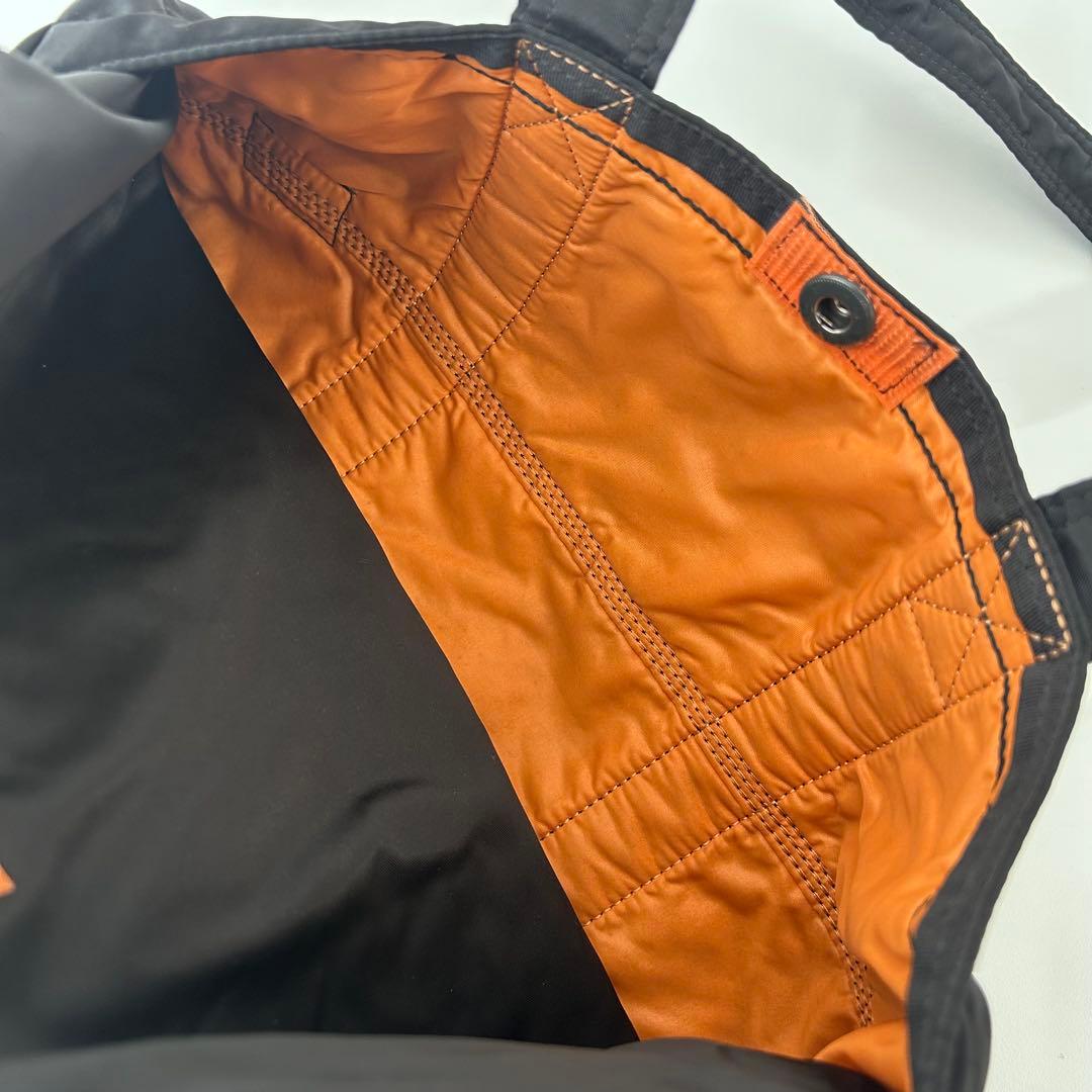 (k25)Porter タンカー ドラムバッグ ミニボストンバッグ ブラック