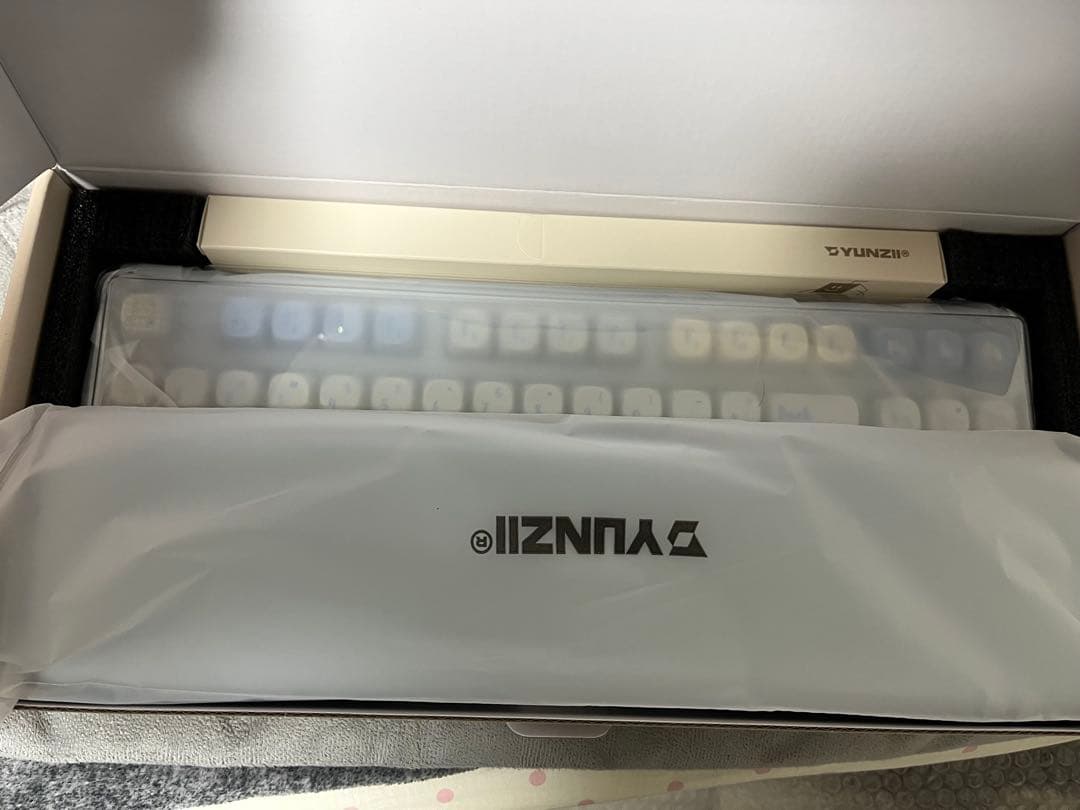 YUNZII B87 ブルー メカニカルキーボード